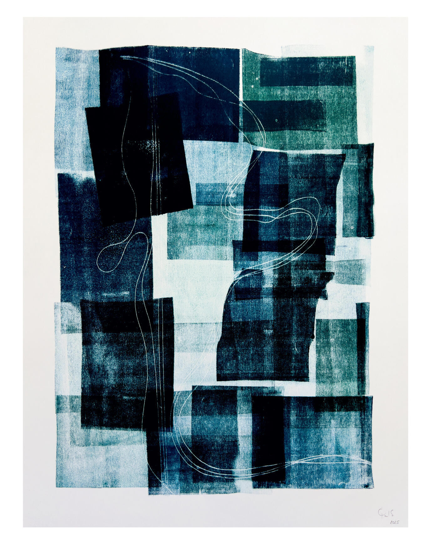 Following Threads 50cm x 65cm | 130g/m² Oil | Fine Art Paper